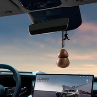 Noyer gourde boule bouteille Style Antique haut de gamme sûr pendentif huile essentielle diffuseur de parfum intérieur de voiture