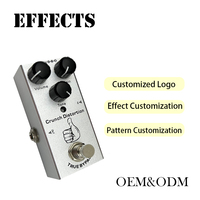 OEM Single Electric MINI Guitare Effet Distorsion Overdrive Delay Chorus US Dream Noise Gate Amplificateur de pédale de guitare électrique