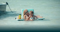 Chaise flottante gonflable pour piscine, plage, lac, bateau, sac de transport inclus
