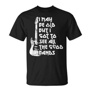 Puedo parecer viejo, pero vi todas las mejores bandas - Camiseta - Product Image 1