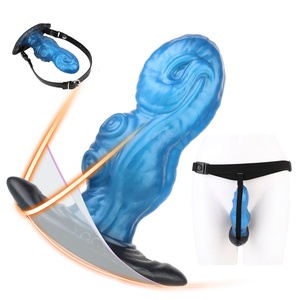 Vibrador Anal Inalámbrico Blue Octopus con Control Remoto, Masajeador Bucal con Correa, Mordaza de Silicona, Estimuladores de Punto G para Juegos BDSM para Adultos - Product Image 1