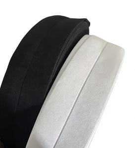 Ruban élastique double face en peluche, fourni par les fabricants, ruban biais pliable, bande élastique pour veste en duvet, technique de tissage - Product Image 6