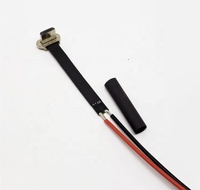 Ruban USB plat et Flexible, 1mm, Micro USB (bas)
