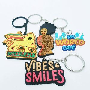 OEM Factory PVC Keychain Custom Full Color Embossed Key Chainscustom 2D 3D Soft PVC Rubber Keychain - Product Image 6