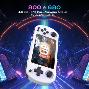 FORYOBUD U8 Console de jeu portable avec écran tactile couleur de 4,0 pouces 1280x720, batterie intégrée de 3500 mAh, 20000 jeux intégrés - Product Image 3