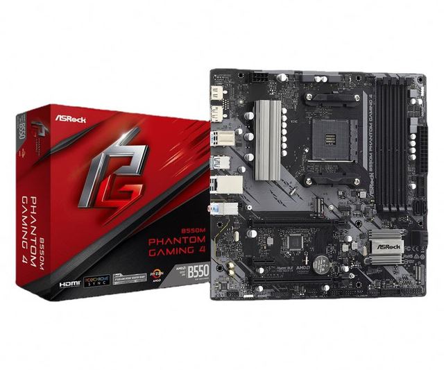 TOP  ASRock B550M PG4  Motherboard Supports Memory DDR4