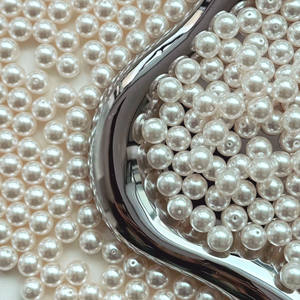 Toptan renkli vurgulamak takı boncuk cam taklit inci - Product Image 4