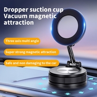 360 Rotation ventouse sous vide pliable magnétique support pour téléphone portable pour bureau à domicile voiture mur salle de bain écran tableau de bord fenêtre