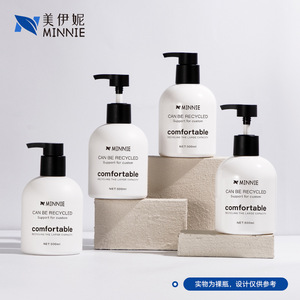 Minnie 500ml Round Lotion <b>Bottle</b> With <b>Pump</b> Dispenser For Hand Soap Shower Gel Cosmetics Packaging - Product Image 5