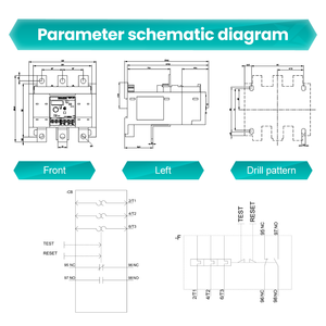 Siemens nouveau <span class=keywords><strong>relais</strong></span> de surcharge thermique série 3RB20562FC2 Sirius 3RB d'origine 3RB2056-2FC2 <span class=keywords><strong>relais</strong></span> de Protection moteur - Product Image 6