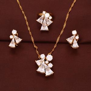 Wholesale High Quality Custom One Gram Gold Jewellery Jewelry Sets Nigerian Set Luxury Statement Fashion &amp; <strong>Costume</strong> Jewelry Sets - Product Image 6