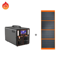Station d'alimentation externe ultra-légère LiFePO4 à onde sinusoïdale pure 600W pour les secours d'urgence et les interventions en cas de catastrophe