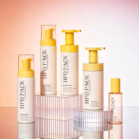 Bouteilles à pompe en plastique HDPE vides, personnalisables avec logo, faible MOQ, finition mate, pour shampoing, lotion, perruques, cosmétiques et soins de la peau, vente en gros