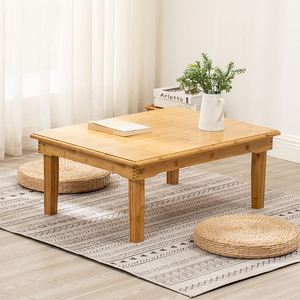 Tatami <b>Small</b> <b>Table</b> Solid Wood <b>Foldable</b> Coffee <b>Table</b> For Home Use - Product Image 1