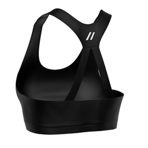 OEM Custom Logo Women's Sports <b>Bra</b> Contrast Color Medium Support Double <b>Strap</b> U-Neck Yoga Active printing <b>Bras</b> - Product Image 3