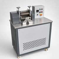 Machine de granulation de plastique, broyeur à deux rouleaux pour carbonate de calcium, mélangeur de composés CaCO3 et talc, granulation pour tests en laboratoire, certifié CE