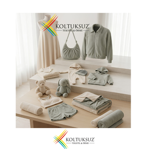 ผ้าเทอร์รี่ถักนิตติ้งคอตตอนเคลือบสองด้าน สีเบจ พรีเมียม 330gsm กว้าง 175 ซม. สำหรับงานสิ่งทอทั่วไป บริการ OEM - Product Image 2