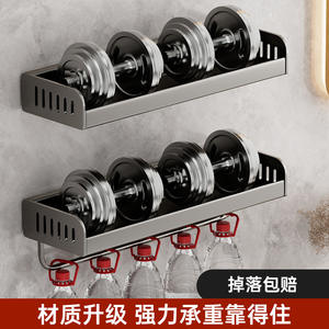 Étagère de rangement murale pour salle de bain, 60x70cm, simple couche, sans perçage, étagère d'angle rectangulaire durable pour meubles de salle de bain et autres - Product Image 4