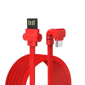 הפיך נתקעים מגמת מוצרים 5V usb C קלוע L צורת משחקי USB כבלי נתונים מהיר טעינת Usb כבל