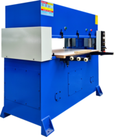 Máquina troqueladora semiautomática de alta eficiencia con motor hidráulico y PLC, directa de fábrica, con caja de madera para alimentos y prendas de vestir