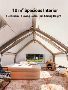 Large Luxury Portable Four-season Tente Gonflable Camping, UV-resistant and Waterproof Family Camping <b>Tent</b> 10534604402 Inflatabl - Product Image 2