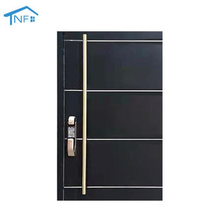 Роскошный дизайн, передние внешние двери, главный вход, защитные двери с алюминиевой изоляцией, передние поворотные двери, наружные двери для виллы - Product Image 2