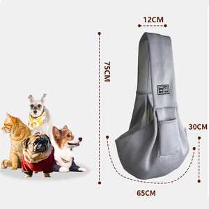 Evcil hayvan taşıyıcı Sling nefes çanta yavru taşıyıcı çanta el-ücretsiz köpek Sling taşıyıcı küçük köpekler kediler için depolama cepler ile - Product Image 2