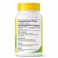 Nouveau Complexe de Vitamine E Naturelle Ultra Tocotriénols 330mg Mélange Antioxydant Soutien Immunitaire Santé de la Peau Adulte 60 Certifié GMP