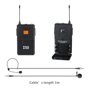 4 Channels UHF Wireless <strong>Microphone</strong> <strong>Studio</strong> With 4 BodyPack for Stage - Product Image 4