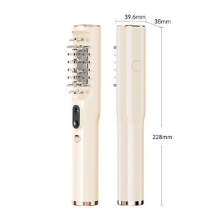 Electric Scalp Massage Comb 38x39.6x228mm Off White Plastic Hair Growth Detector For General Use - Product Image 2