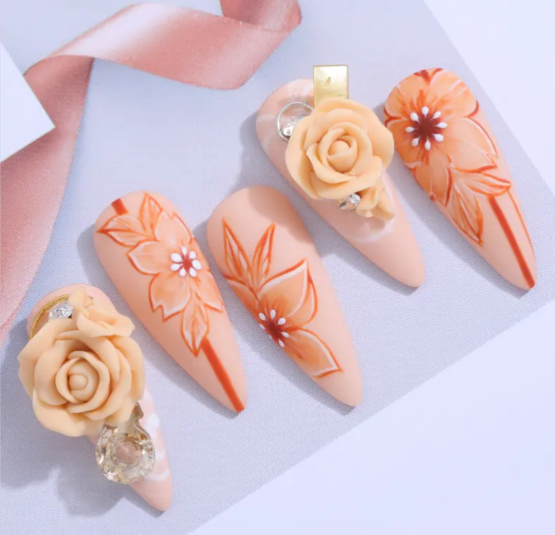 Hanyin ails 3d Carve Gel Gel einweichen hochwertige Nagels kulptur Grundfarben 3D 4D Miniatur Carving Gel Nail Art