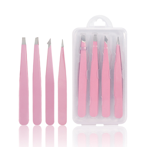 2/4 шт., пинцет для бровей, из нержавеющей стали - Product Image 1