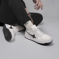 Baskets décontractées blanches en cuir de vache fendu pour hommes, chaussures de levage cachées, chaussures de sport antidérapantes confortables pour augmenter la hauteur.