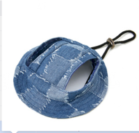 Casquette de baseball personnalisée pour chien, chapeau de pêcheur d'été pour chien et chat avec trous pour les oreilles, chapeau de soleil réglable pour chiot, accessoire de tête pour animal de compagnie