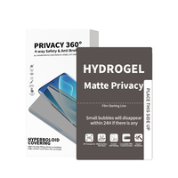 Protector de Pantalla de Privacidad Mate de TPU Premium para iPhone 15 16 17 Pro Max, Antiespía, Antideslumbrante, Cobertura Total, Sin Burbujas, Ultrafino