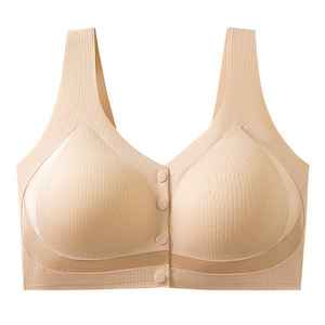 Sujetador BS276 Primavera Verano Nuevo con Cierre Frontal de Rosca, Sin Varillas, Soporte Suave Ajustable, Copa Fija Anti-Caída para Pecho Pequeño - Product Image 6
