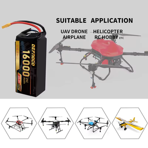 Baterai Drone UAV RC waktu terbang lama, paket baterai Lipo 6S 12S 22.2V 44.4v 16000mAh 22000mAh untuk perlindungan tanaman pertanian - Product Image 5