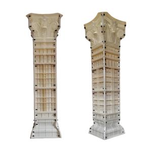Nhà nhựa vật liệu xây dựng cổ điển bên ngoài xi măng bài khuôn xi măng Roman cột trang trí cột bê tông khuôn mẫu để bán - Product Image 1
