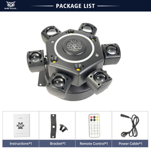 Nouveau produit : Lumière laser à faisceau rotatif à 6 bras, RGBW 4 en 1, 100W, tête mobile LED, effet lumineux pour discothèque, bar, DJ, fête à domicile - Product Image 5