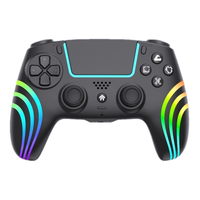Manette de jeu sans fil Syytech BT avec éclairage RGB pour PS5, accessoires de joystick