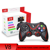 Contrôleur de jeu de téléphone portable avec support de téléphone portable Contrôleur de jeu multifonction sans fil Bluetooth IOS Android Switch