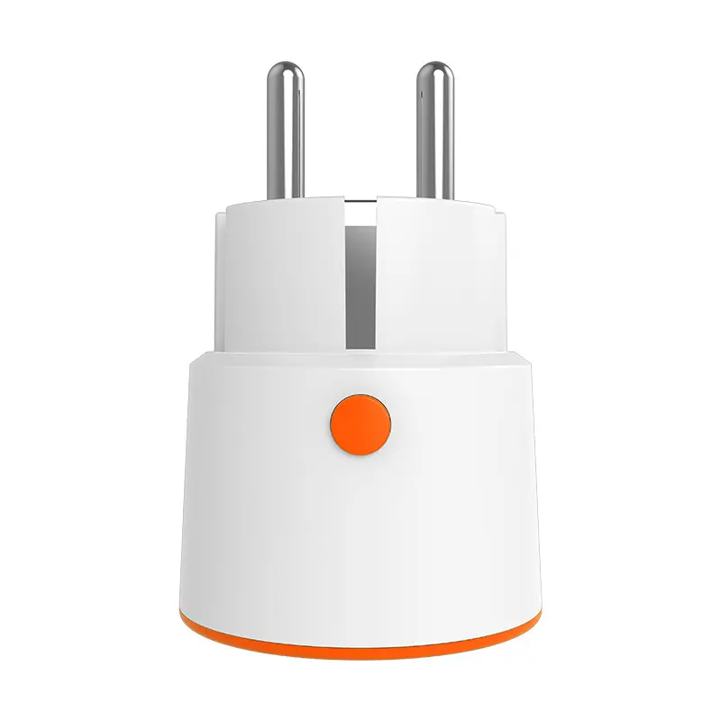 Akıllı avrupa standart soket ev ses kontrolü 16A çıkış turuncu akıllı fiş