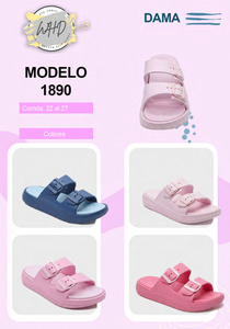 Sandali Unisex con Doppia Cinturino in EVA Comodi 24 Rosa Chiaro Scarpe Sportive Durevoli per Bambini - Product Image 3