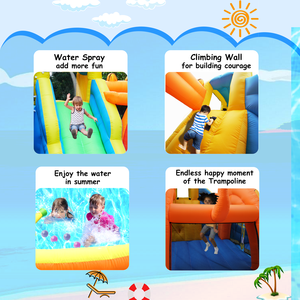Castle Home <b>Inflatable</b> <b>Water</b> <b>Slide</b> Toddler Ball Pit <b>Slides</b> <b>Inflatable</b> Trampoline Toddler <b>Inflatable</b> Ball Pit Castle Home - Product Image 3