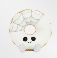 Jellyca (Royaume-Uni) – Nouvelle collection de donuts en peluche pour Halloween : toile d'araignée, donut givré, jouet doux et moelleux, série alimentaire effrayante et mignonne, prêt à être expédié en B2B