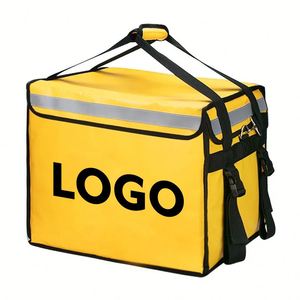 Custom Printed Portable Non Woven Large Capacity Insulated Tote Bag Thermal Lunch Picnic Cooler Bags for Food - Product Image 5