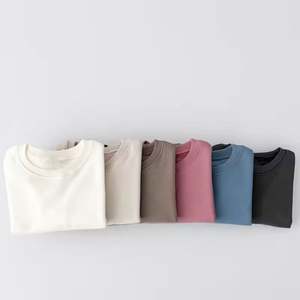 Venta al por mayor otoño logotipo personalizado niños sudaderas con capucha y sudaderas de alta calidad niños deporte liso niños grueso cómodo sudaderas - Product Image 2