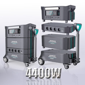 เครื่องกำเนิดไฟฟ้าพลังงานแสงอาทิตย์4400W 3000W แบบพกพาเครื่องกำเนิดไฟฟ้าพลังงานลมแบบพ่วงลิเธียมสำหรับ Lifepo4ก่อสร้าง4400W - Product Image 1