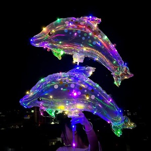 Palloncino palmare incandescente delfino nuovo stile colorato partito a Led palloncino <span class=keywords><strong>per</strong></span> la promozione della scuola materna piccolo regalo di compleanno - Product Image 2