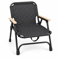 Chaise de camping pliante en tissu Oxford, acier au carbone, portable, pour plage, pique-nique, pêche, jardin, randonnée